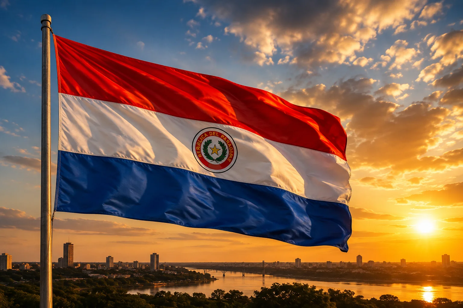 Capa visual do destino Assunção